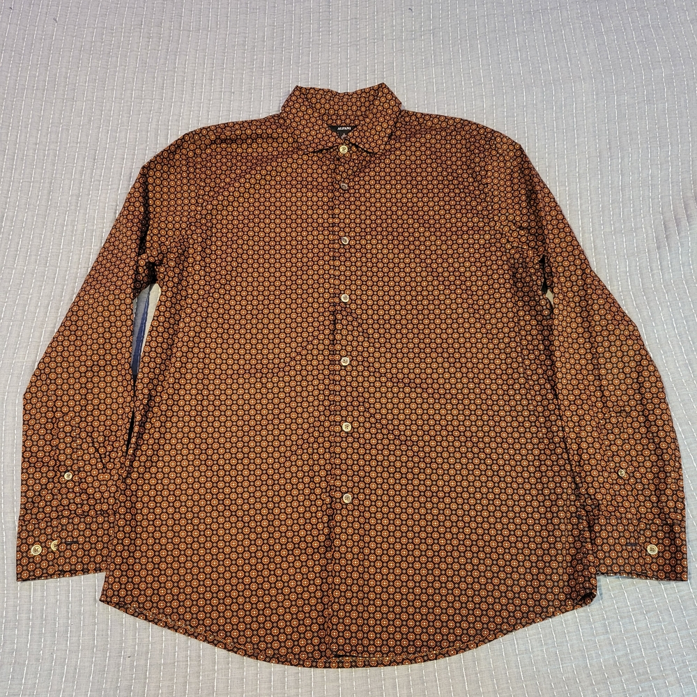 Alfani Men's Hexagon Pattern Shirt